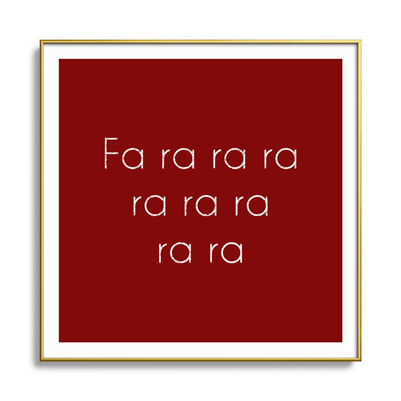 A Christmas Story Fa ra ra Deck the Halls Christmas Carol Framed Art Print