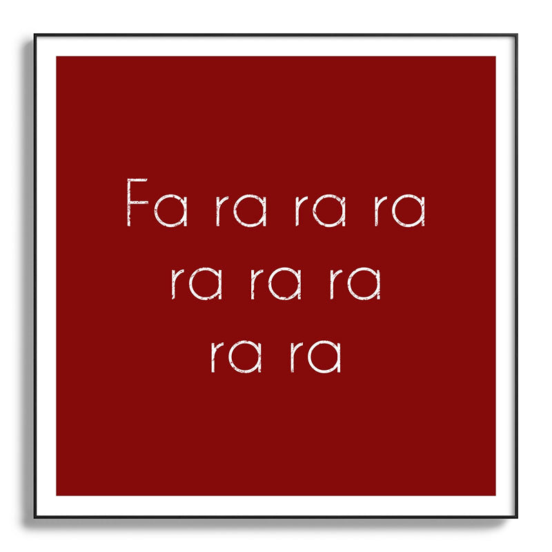 A Christmas Story Fa ra ra Deck the Halls Christmas Carol Framed Art Print