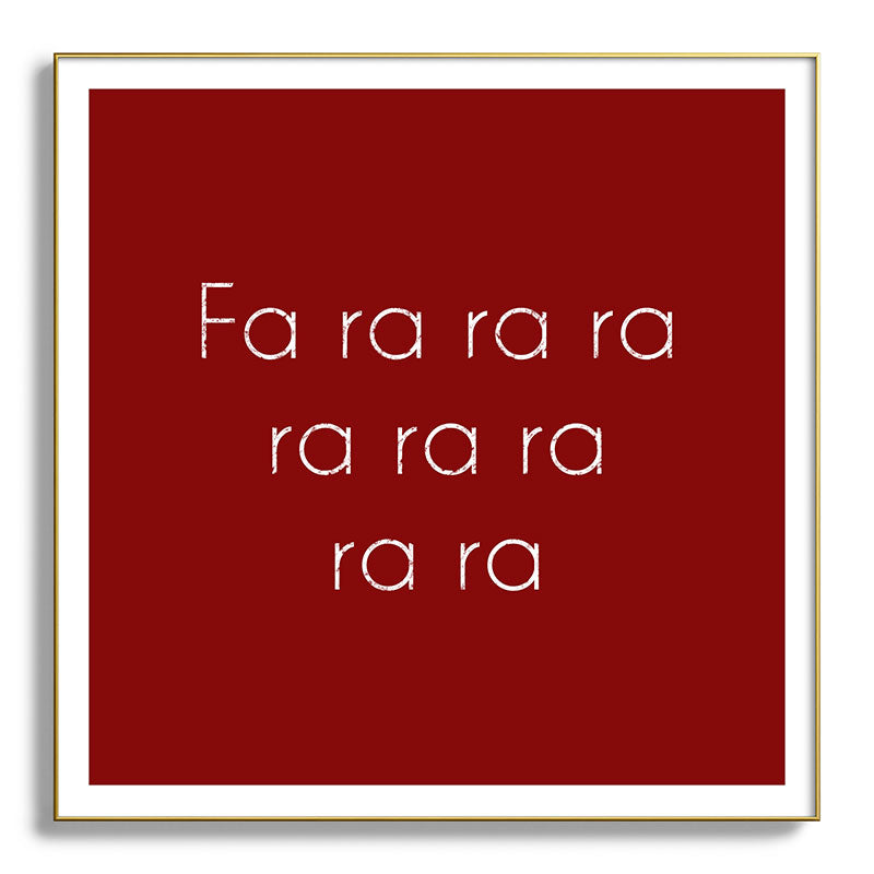 A Christmas Story Fa ra ra Deck the Halls Christmas Carol Framed Art Print
