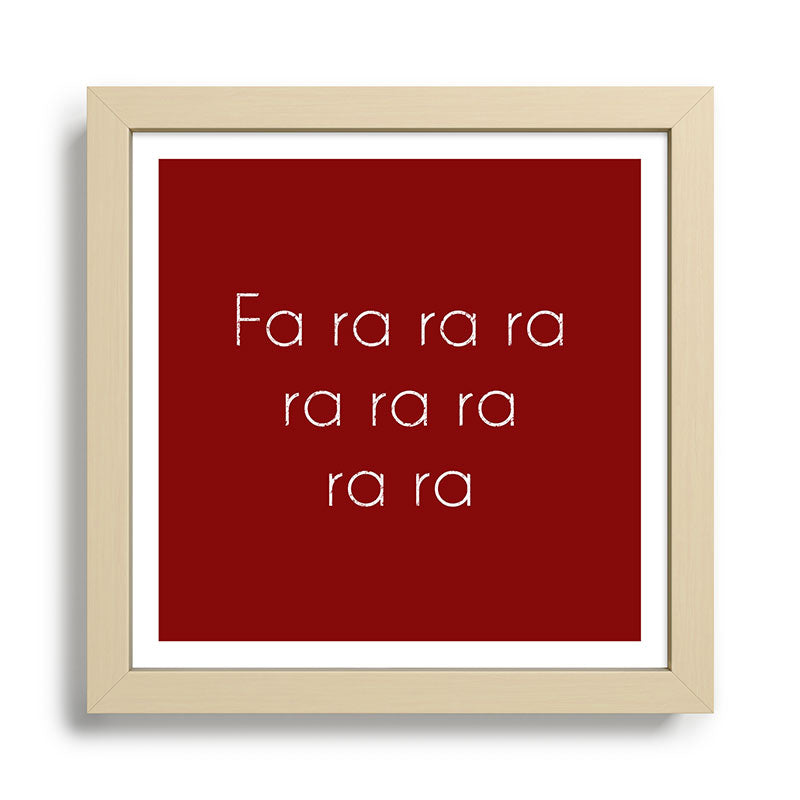 A Christmas Story Fa ra ra Deck the Halls Christmas Carol Framed Art Print