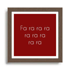 A Christmas Story Fa ra ra Deck the Halls Christmas Carol Framed Art Print