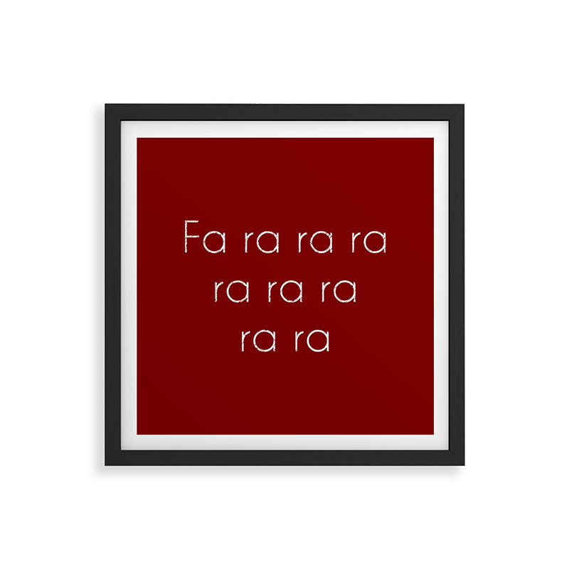 A Christmas Story Fa ra ra Deck the Halls Christmas Carol Framed Art Print