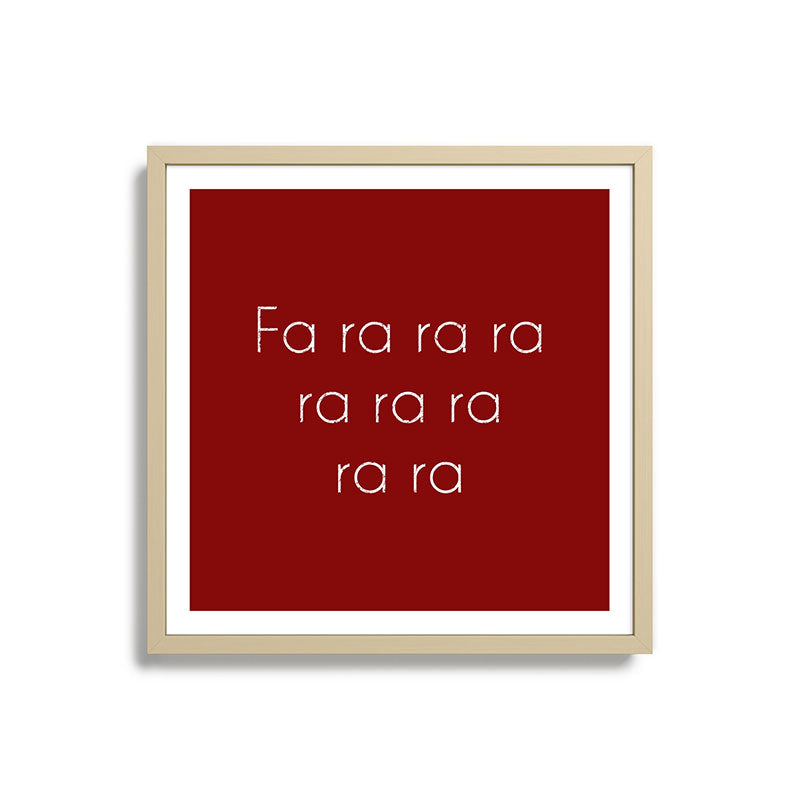 A Christmas Story Fa ra ra Deck the Halls Christmas Carol Framed Art Print