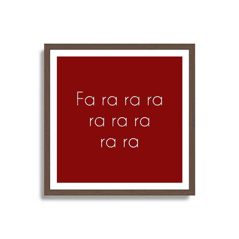 A Christmas Story Fa ra ra Deck the Halls Christmas Carol Framed Art Print