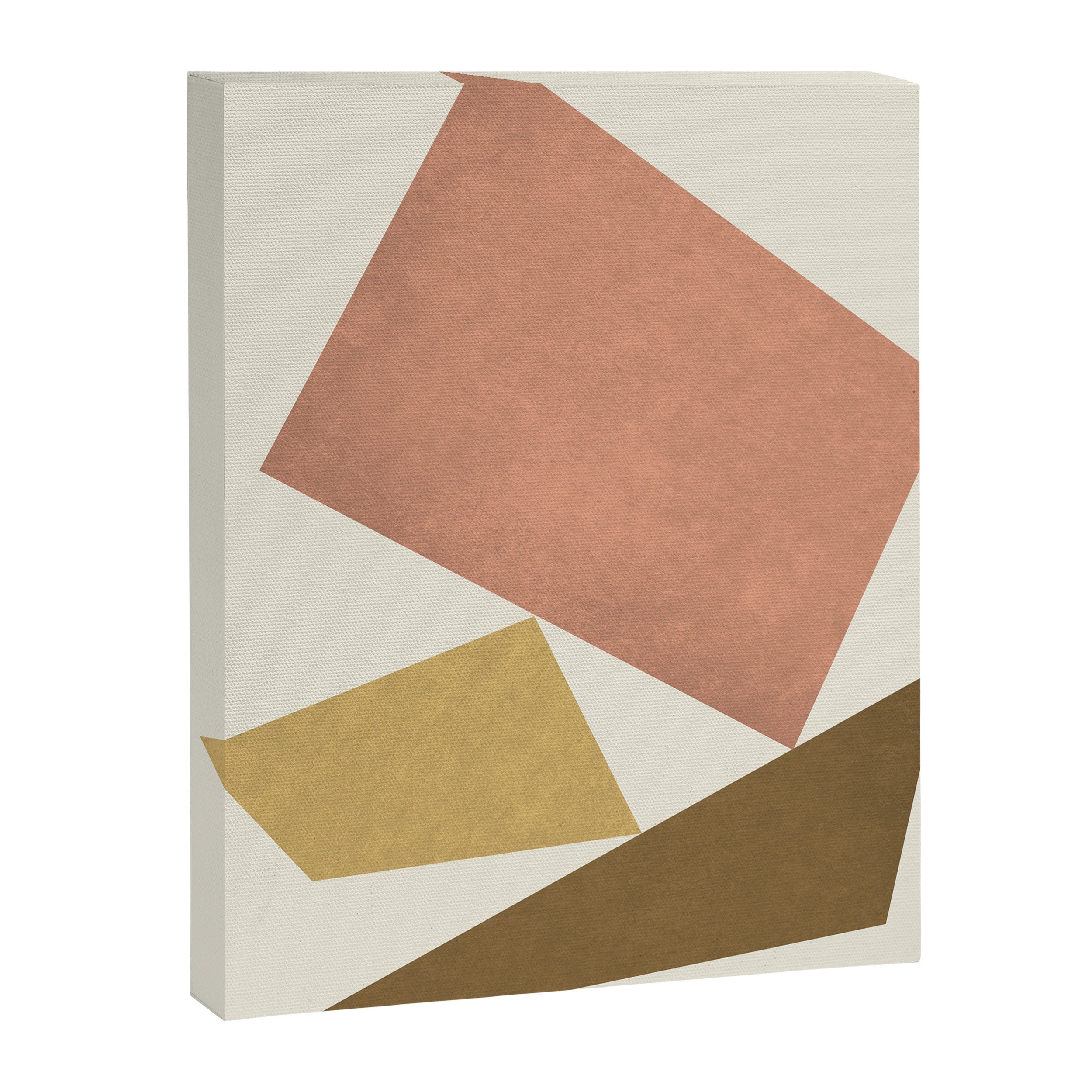3 Forms Composition - Pink Canvas Print