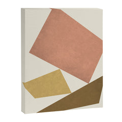 3 Forms Composition - Pink Canvas Print