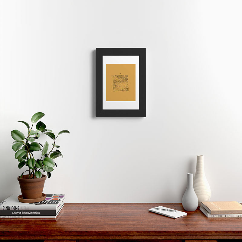 11 year old would be so proud of you Framed Art Print