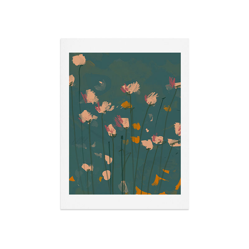 A Field Of Flowers Bloom Art Print
