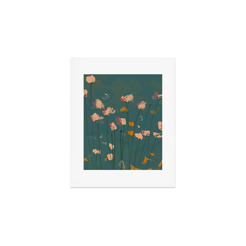 A Field Of Flowers Bloom Art Print