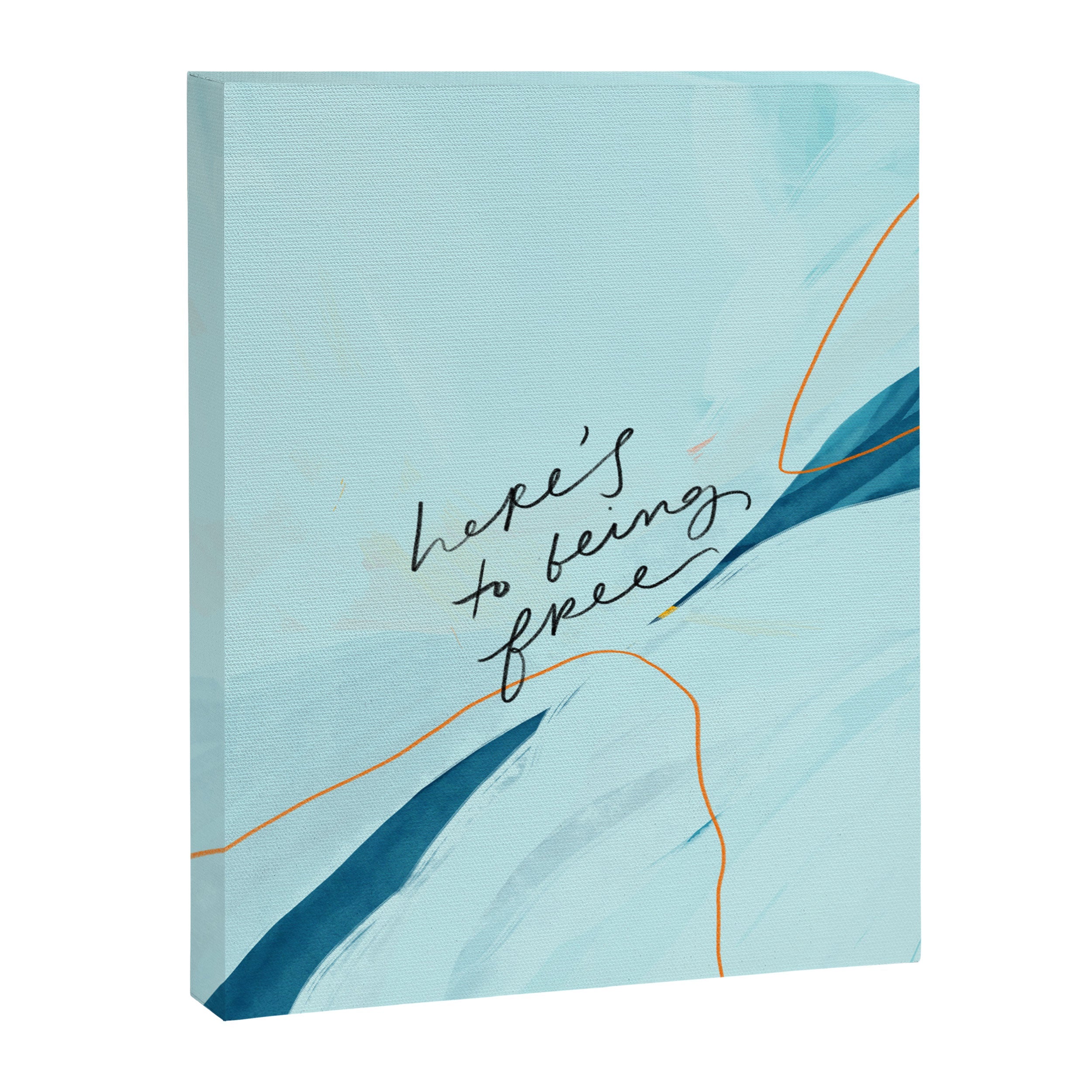 "Here's To Being Free." Canvas Print