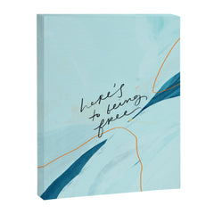"Here's To Being Free." Canvas Print