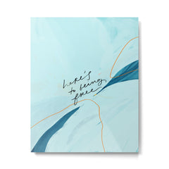 "Here's To Being Free." Metal Print