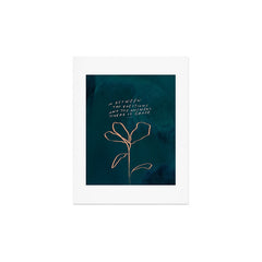 "In Between The Questions And The Answers, There Is Grace." Art Print