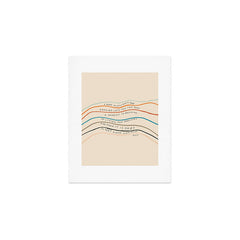 "I Hope In Hallways And Parking Lots You Can Take A Moment To Breathe, To Loosen Your Shoulders And Know It Is Okay To Not Know Everything." Art Print