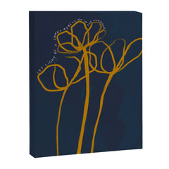"Let Light Be A Sweet Rebellion In The Shadows." Canvas Print
