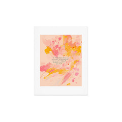 "O How Beautifully You Are Learning To Live Fully Right Where You Are." Art Print