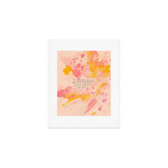 "O How Beautifully You Are Learning To Live Fully Right Where You Are." Art Print
