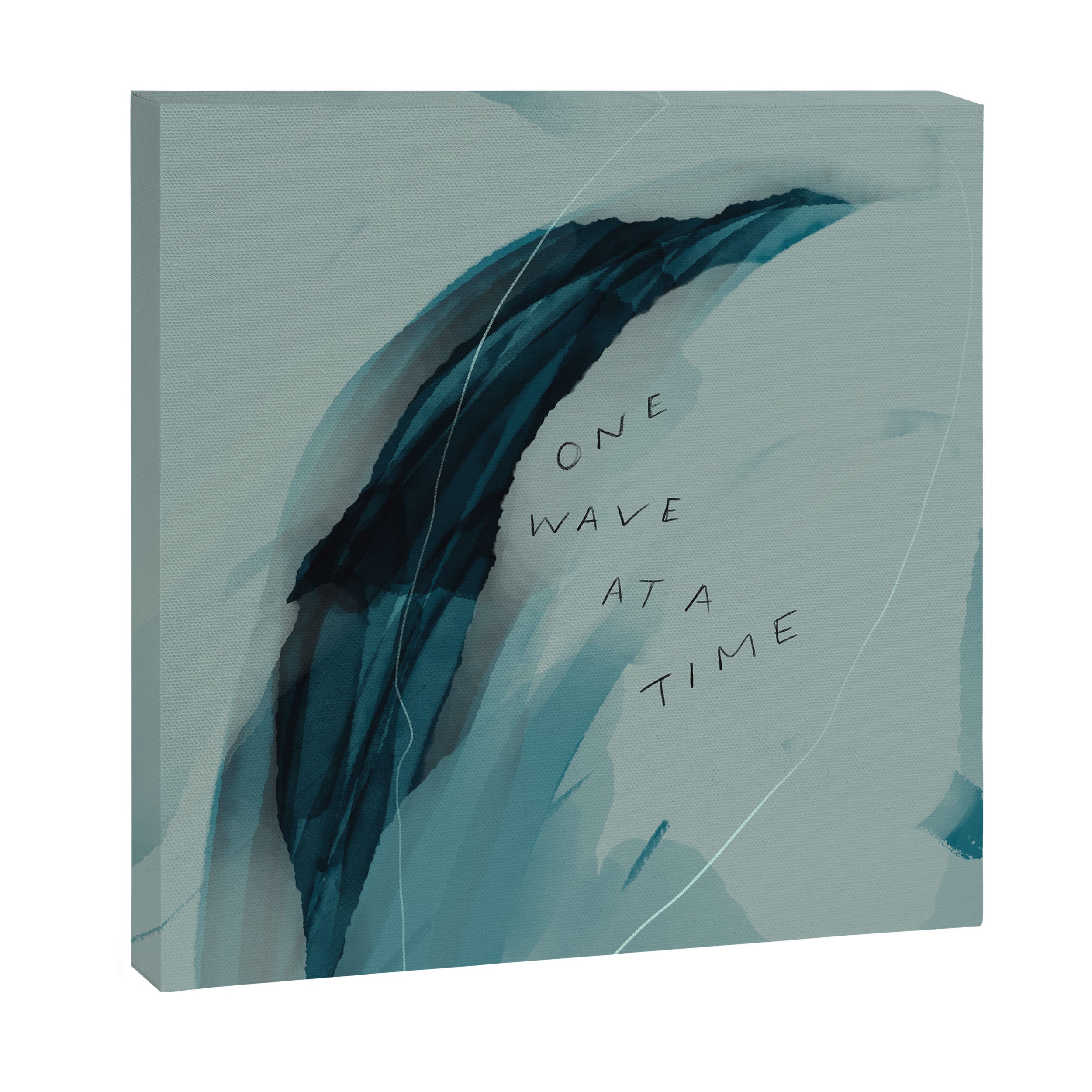 "One Wave At A Time" Canvas Print