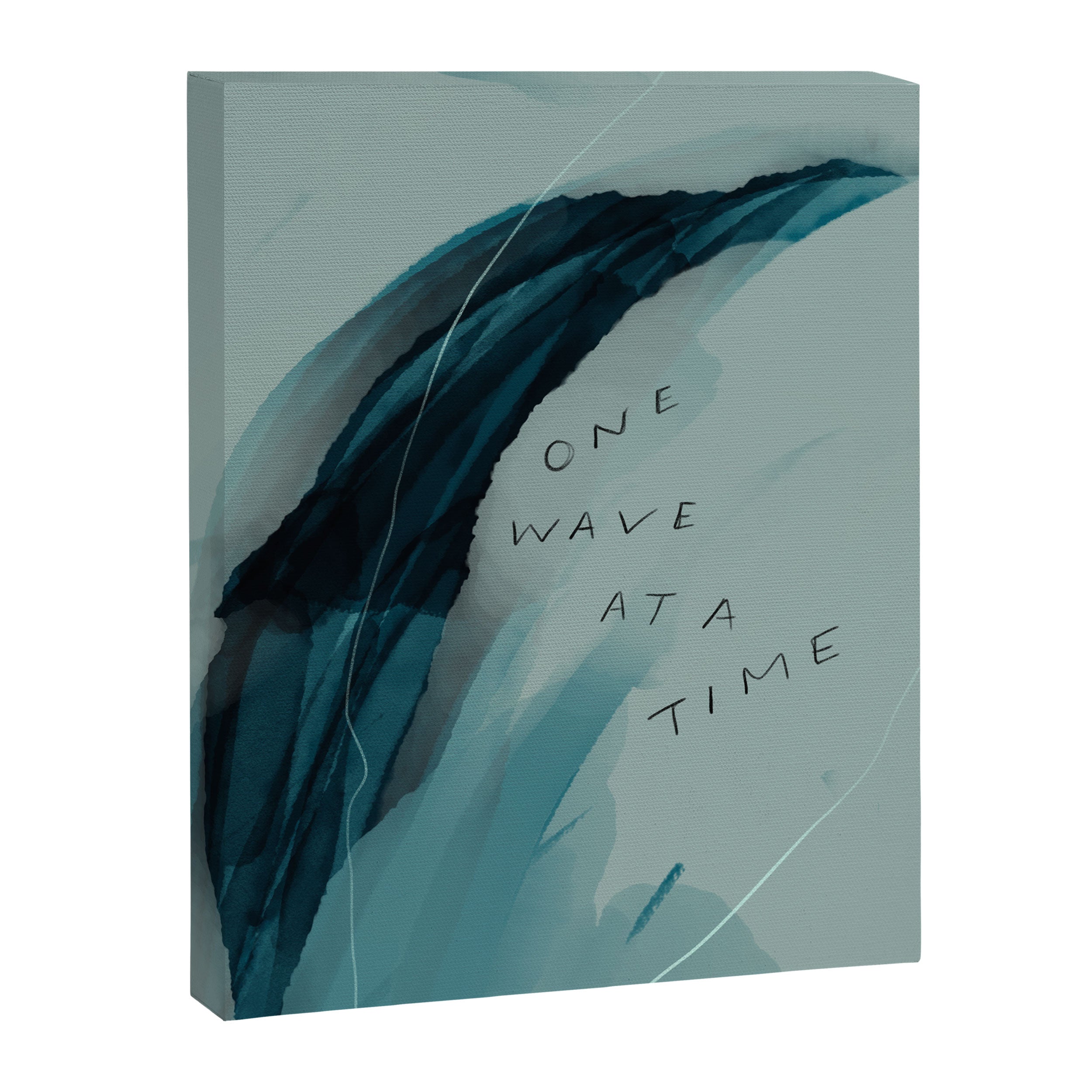 "One Wave At A Time" Canvas Print