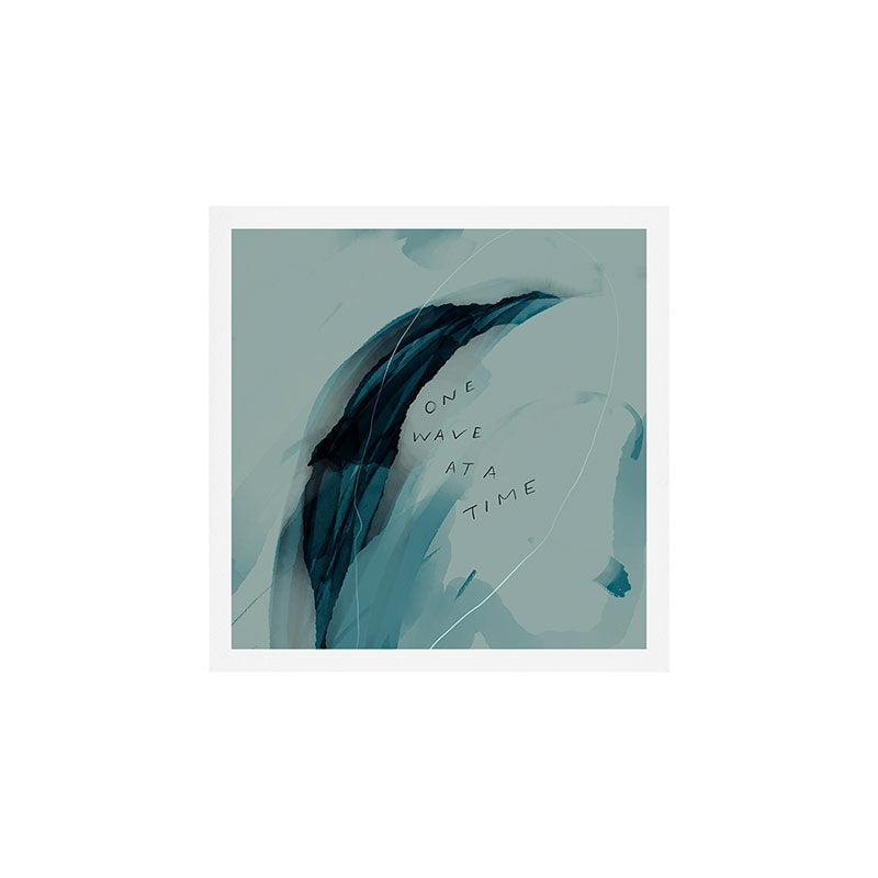 "One Wave At A Time" Art Print