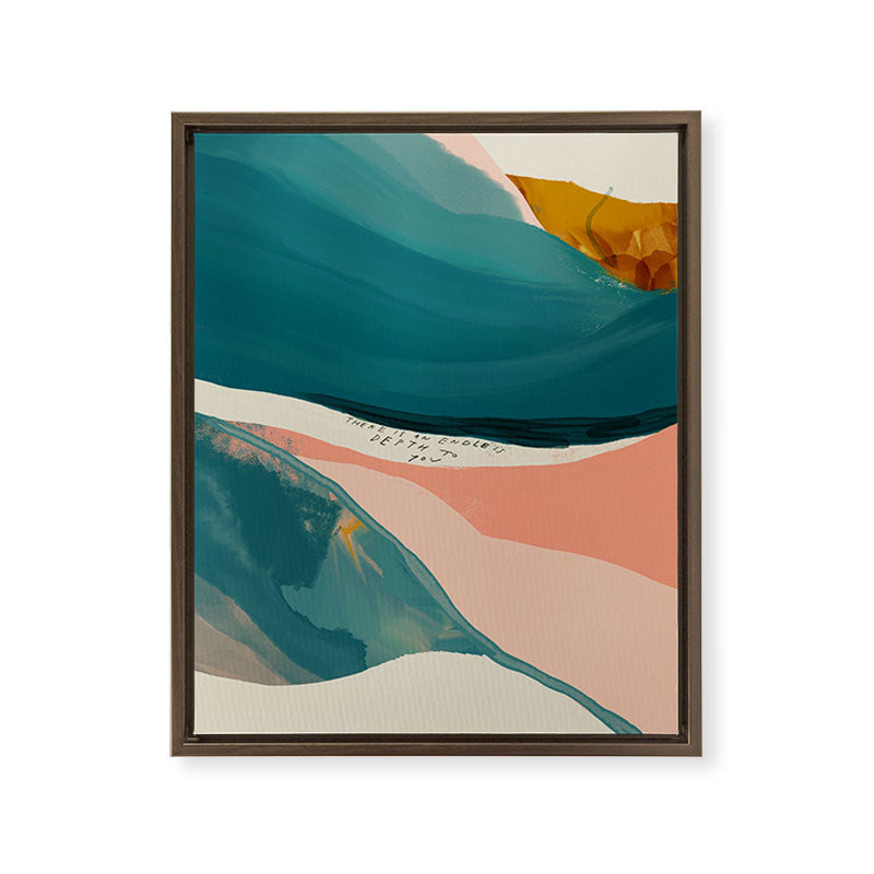 "There Is An Endless Depth To You."  Framed Canvas Print