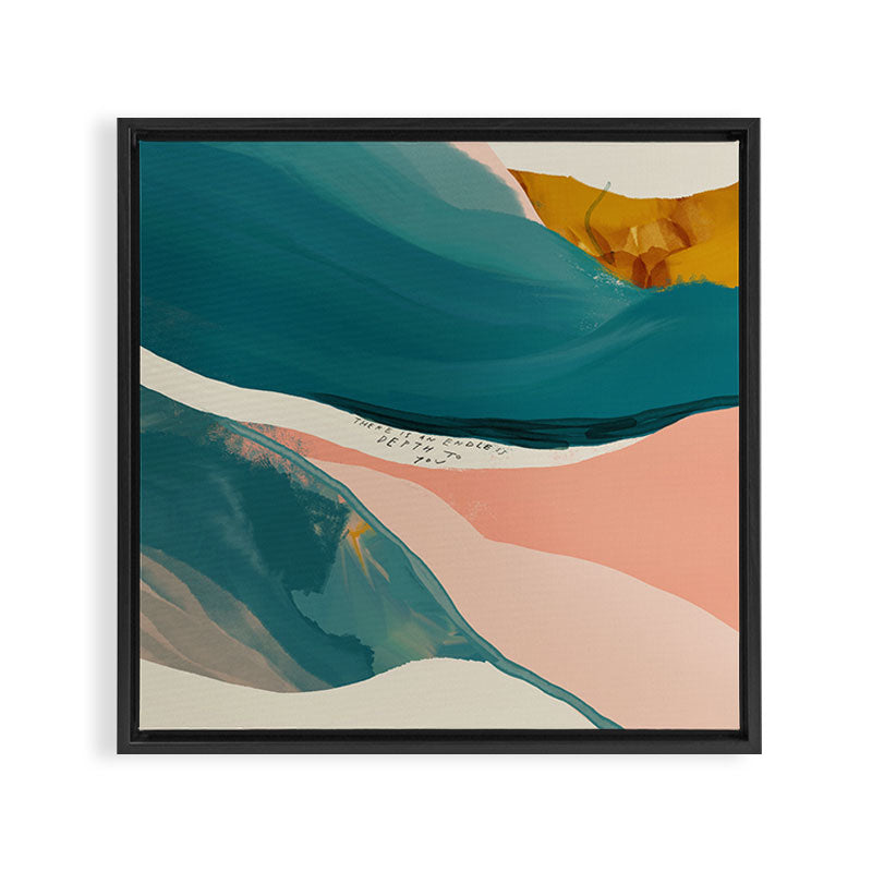 "There Is An Endless Depth To You."  Framed Canvas Print