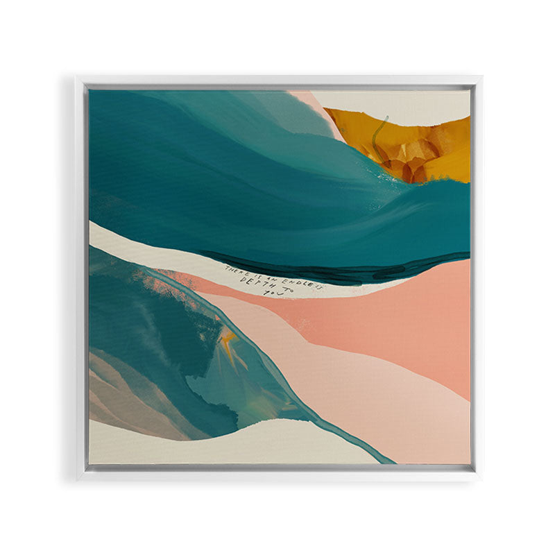 "There Is An Endless Depth To You."  Framed Canvas Print