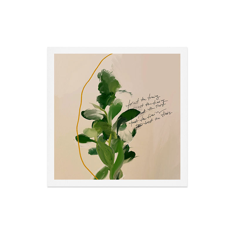"Trust The Timing." Art Print