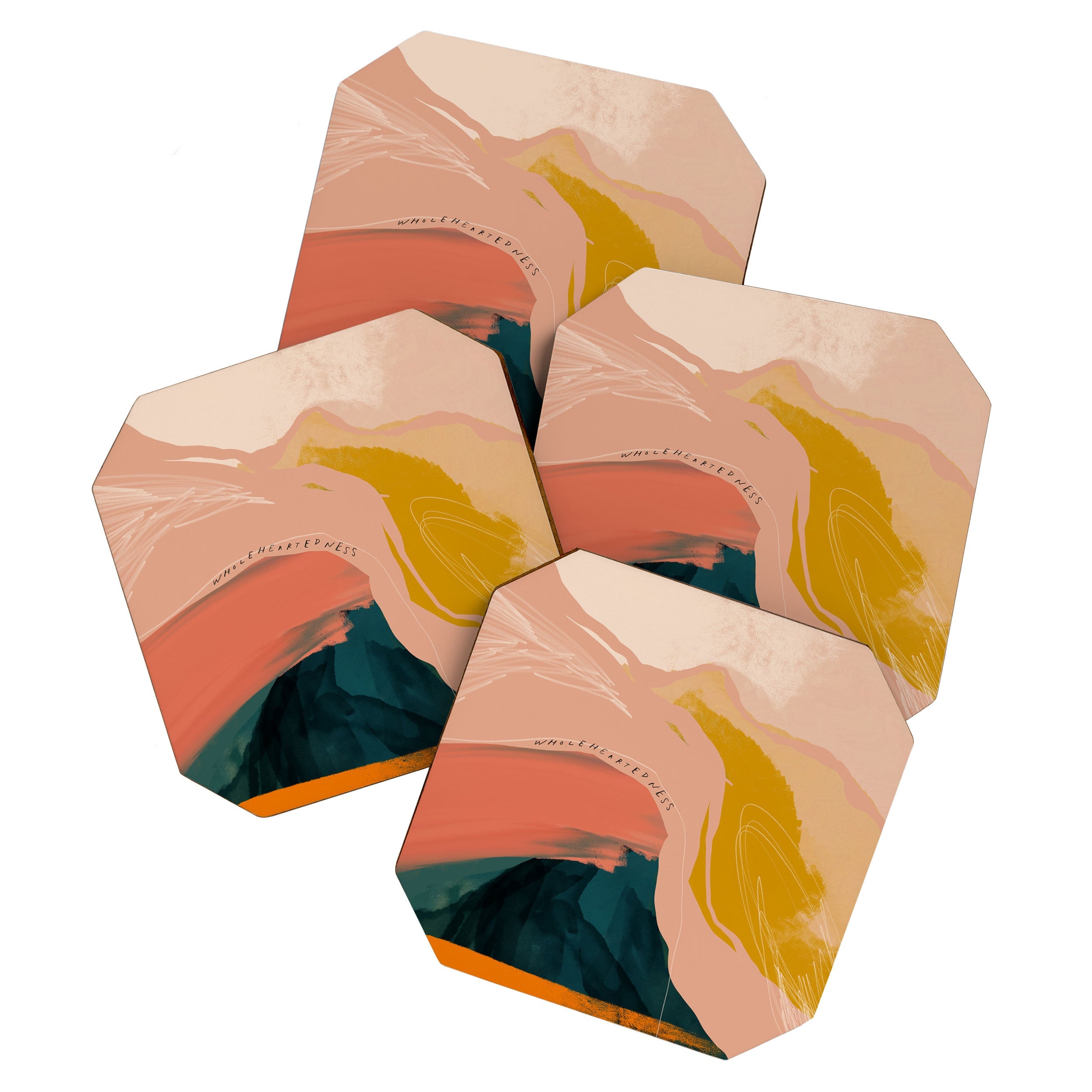 "Wholeheartedness" Coaster