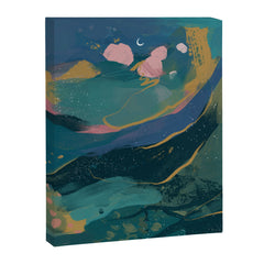 "You Are Worthy" Midnight Background Canvas Print