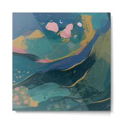"You Are Worthy" Midnight Background Metal Print