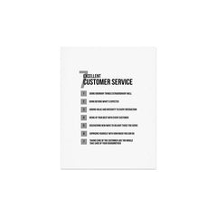 7 Excellent Customer Service, Customer Service Quotes, Quote To Print Art Print