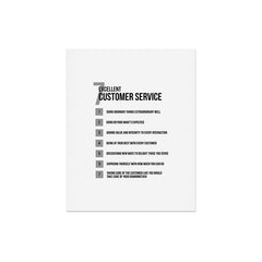 7 Excellent Customer Service, Customer Service Quotes, Quote To Print Art Print