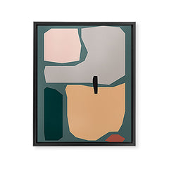 // Shape study #20 Framed Canvas Print