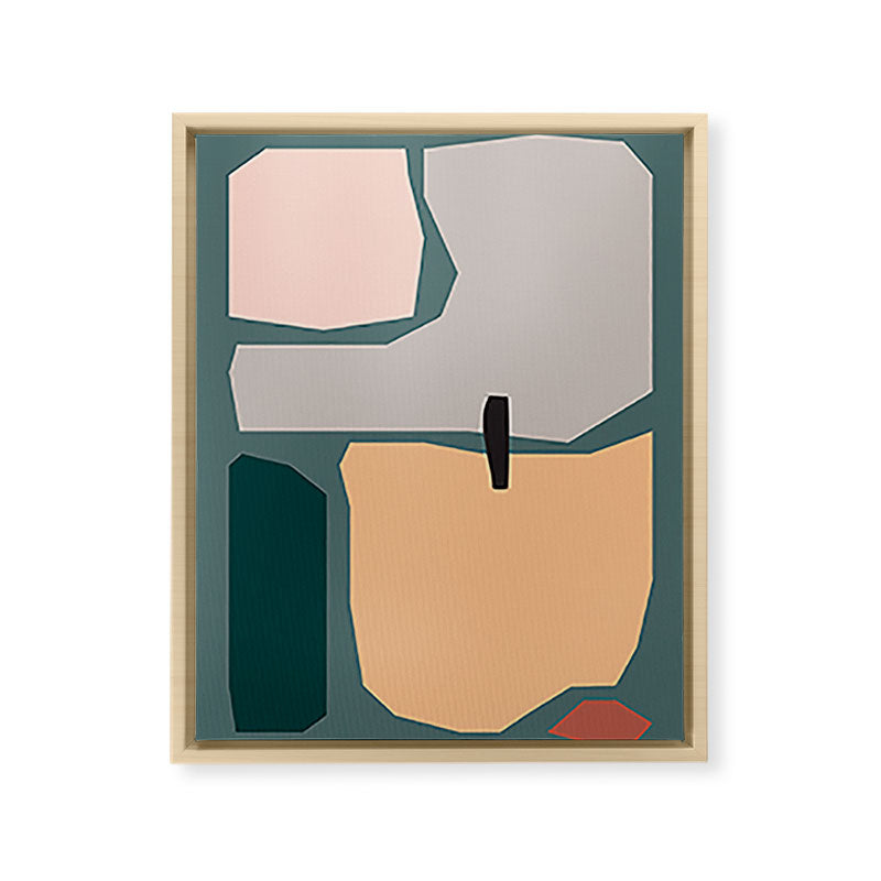 // Shape study #20 Framed Canvas Print
