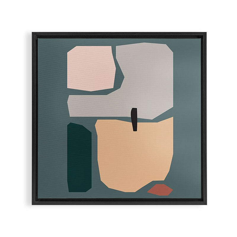 // Shape study #20 Framed Canvas Print
