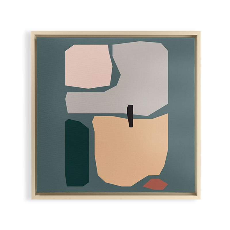 // Shape study #20 Framed Canvas Print