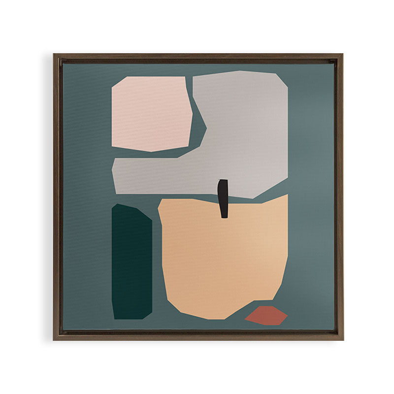 // Shape study #20 Framed Canvas Print