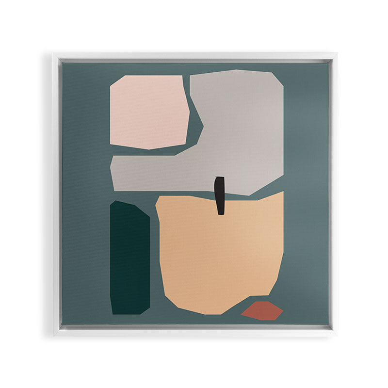 // Shape study #20 Framed Canvas Print