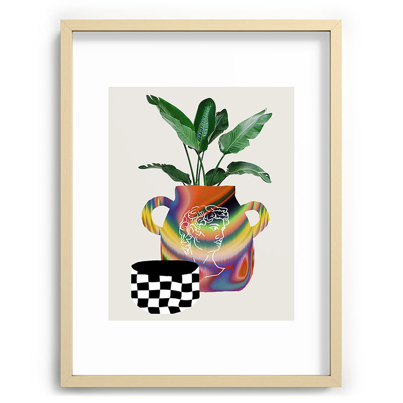 A house plant / Still life Framed Art Print