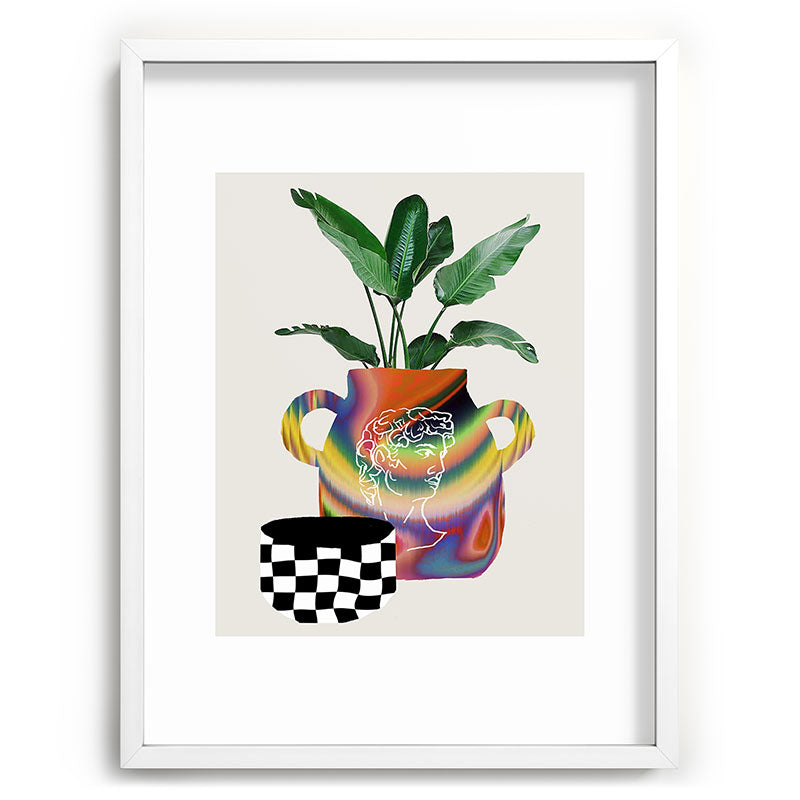 A house plant / Still life Framed Art Print