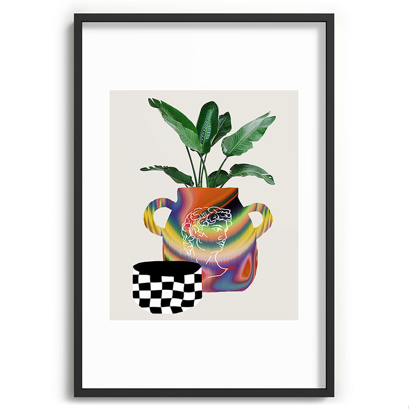 A house plant / Still life Framed Art Print
