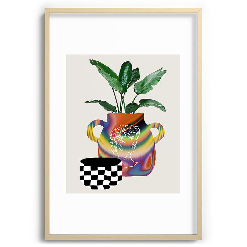 A house plant / Still life Framed Art Print