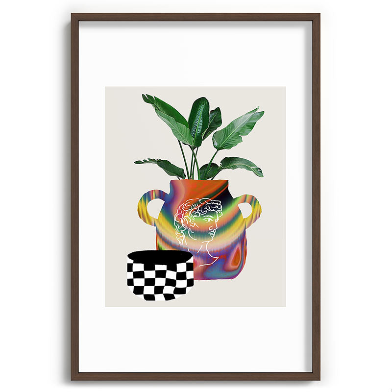 A house plant / Still life Framed Art Print