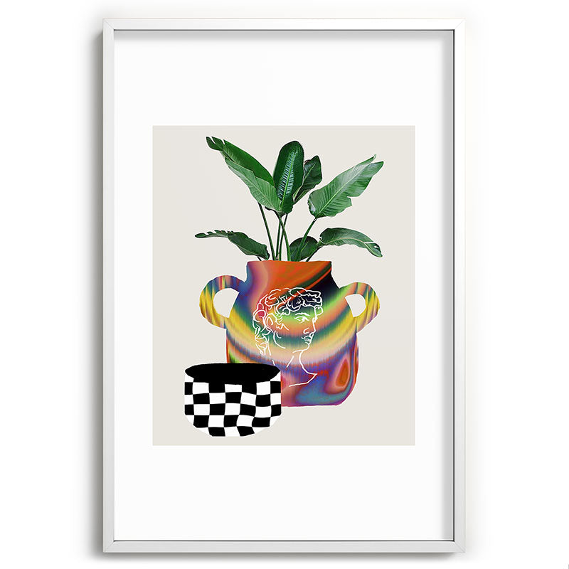 A house plant / Still life Framed Art Print