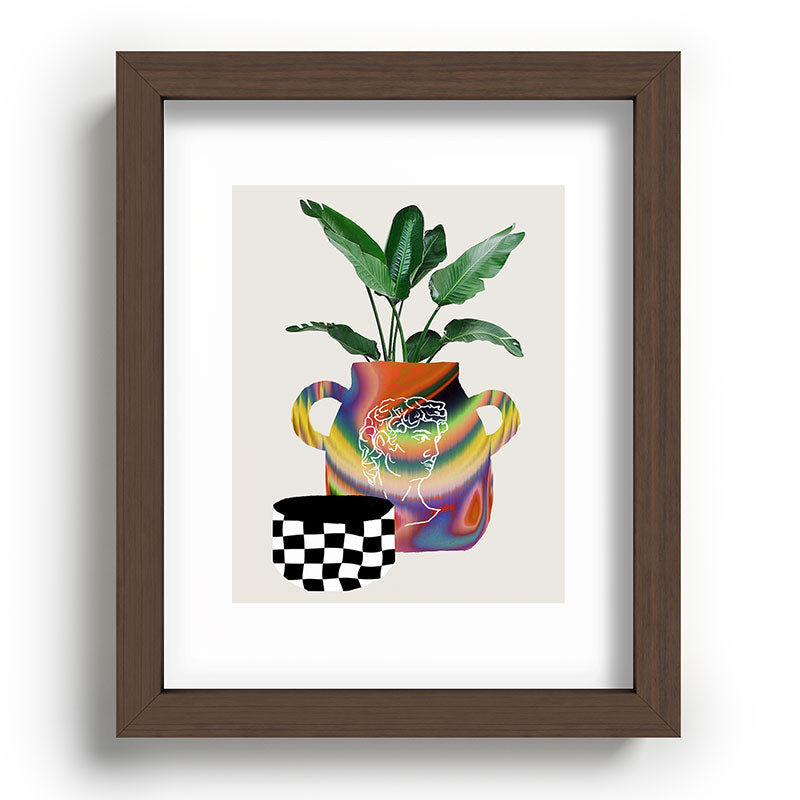 A house plant / Still life Framed Art Print