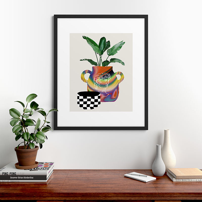 A house plant / Still life Framed Art Print