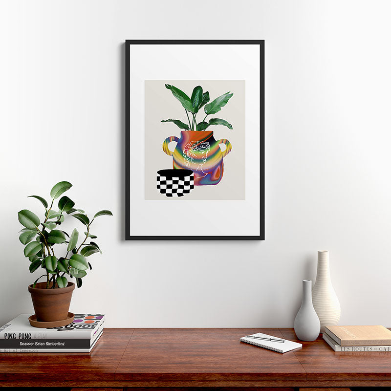 A house plant / Still life Framed Art Print