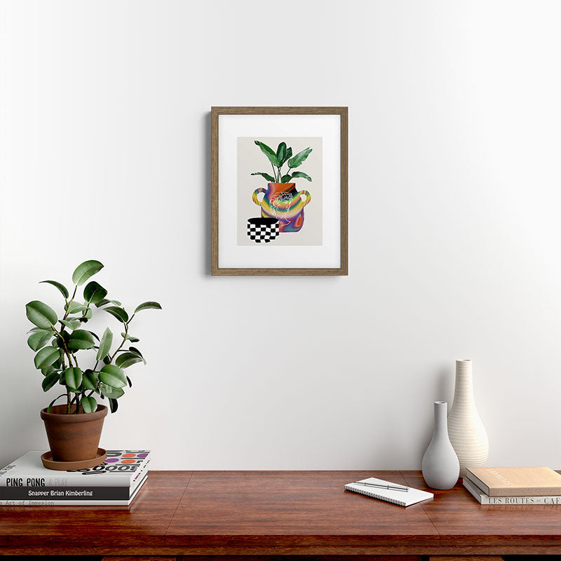 A house plant / Still life Framed Art Print