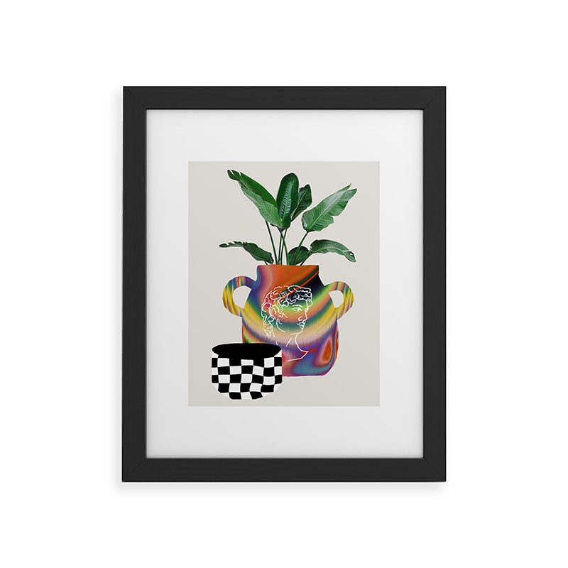 A house plant / Still life Framed Art Print